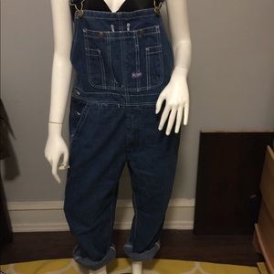 Unisex denim overalls